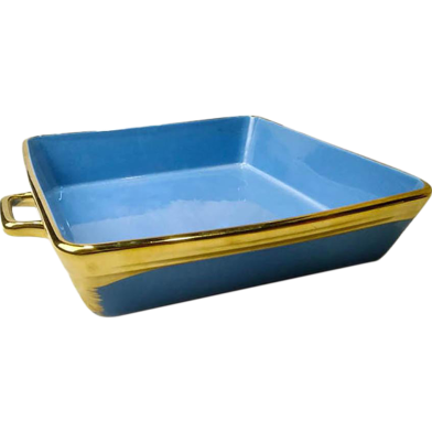 IHW Ceramic Square Serving Dish Navy Blue image