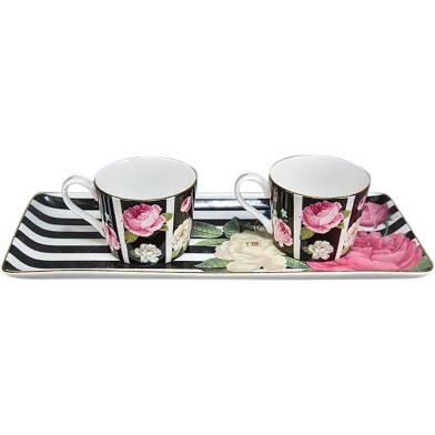 IHW Fine Bone Cup and Saucer Set W/ Tray image