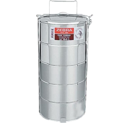 IHW Zebra Food Carrier Stainless Steel Lunch Box 16 x 5 cm image