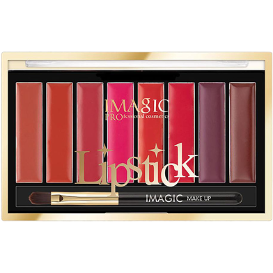 IMAGIC Matte Lipstick Mousse Waterproof Long Lasting Liptint Palette 8 Colors image