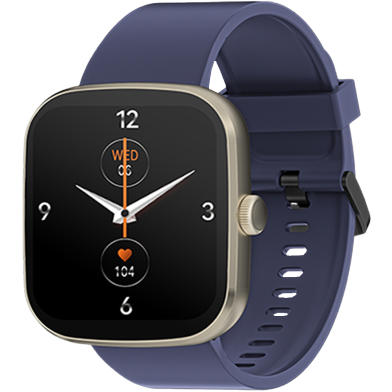 Imiki Frame 2 Lite BT calling Smart Watch- Gold image