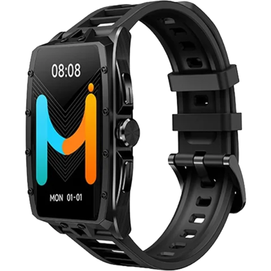 Imiki MB1 1.64 Inch Amoled BT-Calling Smart Watch With 1ATM Water Resistance- Black image