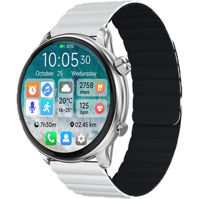 IMIKI TG2 1.43 Inch AMOLED BT Calling Smart Watch with Magnetic Strap - Black image