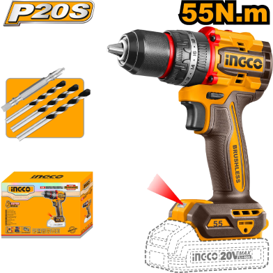 INGCO Brushless Cordless Impact Drill image