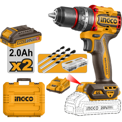 INGCO Compact Brushless Impact Drill image