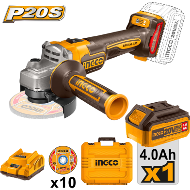 INGCO Cordless BL Angle Grinder image