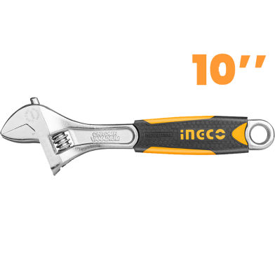 INGCO Adjustable Wrench 10 Inch image