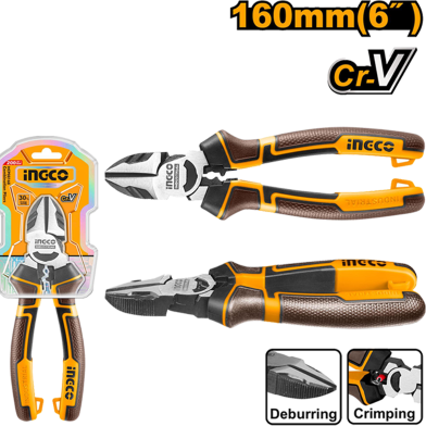 INGCO HHLDCP28160 High Leverage Diagonal Cutting Pliers image