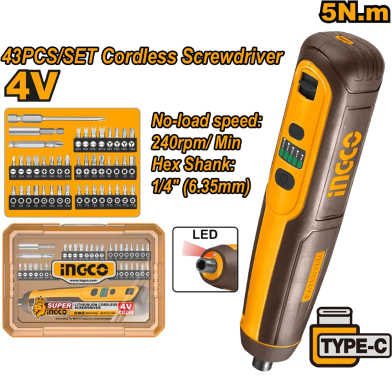 INGCO Li-lon Cordless Screwdriver image