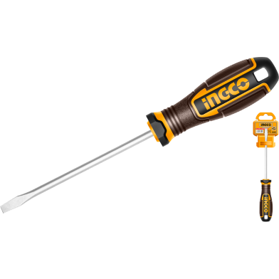INGCO Slotted Screwdriver 6 Inch image