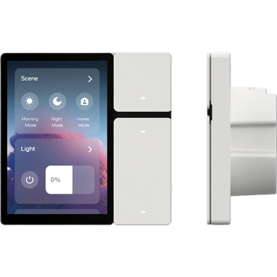 INNOVARE 397 Smart Home Control Panel with Tuya Zigbee 3 Gang Wall Switches and LCD Screen 3.5inch image