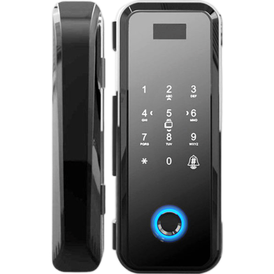 INNOVARE GLA6 Tuya Smart Finger Print Lock for Glass Door A6 image