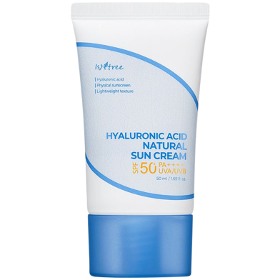 ISNTREE Hyaluronic Acid Natural Suncream SPF50 PA Plus Plus Plus Plus 50ml image