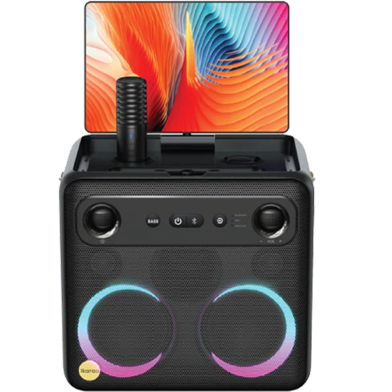 Ikarao Xtreme Break X2 All in One Portable Karaoke Speaker With Subwoofer Loudest And Smart Display image