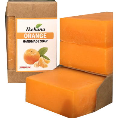 Ikebana Orange Handmade Soap (90 gm) image