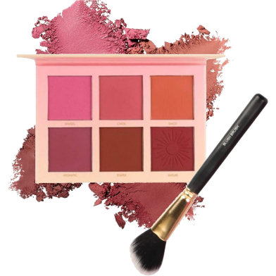 Imagic Touch Blush Palette | 6 Color Touch Blush Palette High Quality Professional Makeup Blush image