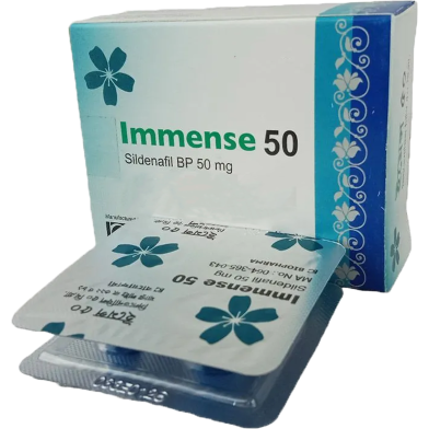 Immense 50 mg Tablet 10's Strip image