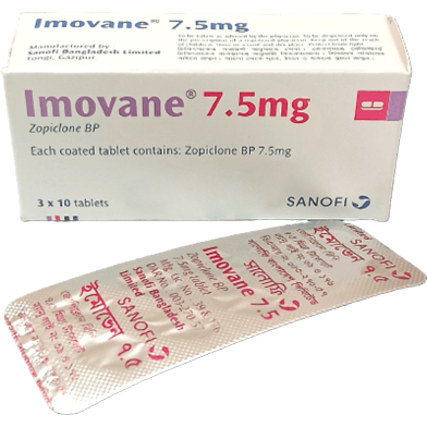 Imovane 7.5 mg Tablet 10's Strip image