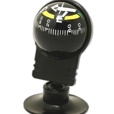 In-car compass, Compass Ball Shape Shot 360 ° Directional Guidance For Vehicle Navigation Safety Road. image