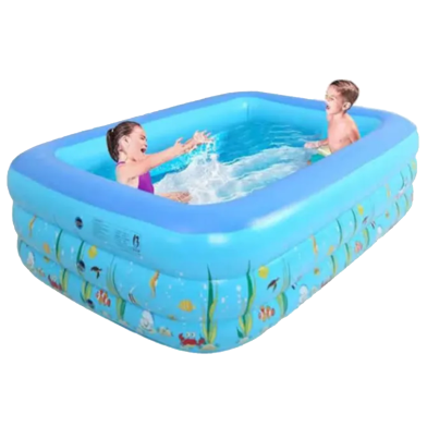Inflatable Baby Bath Tub / Swimming Pool 150 cm (with Free Electric Pumper) image