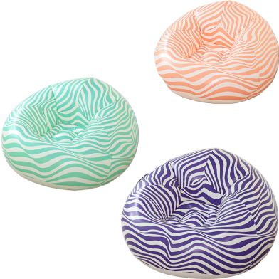 Inflatable Sofa Chairs PVC Lounger Seat Bean Bag image