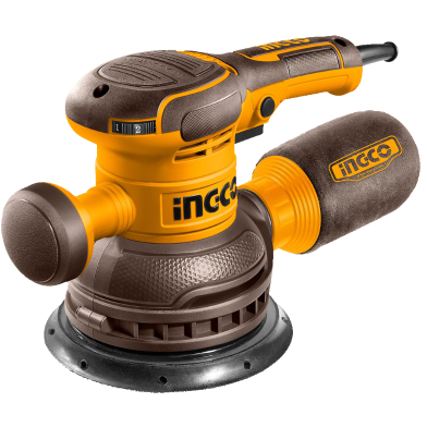 Ingco 450W Variable Speed Rotary Sander With 5pcs Sand Papers image