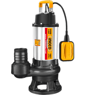 Ingco Bomba Pozo Negro Con Triturador 1500w 2hp 14.5mt 2 Inch 21m3 image