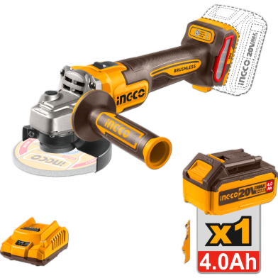 Ingco Cordless BL Angle Grinder image
