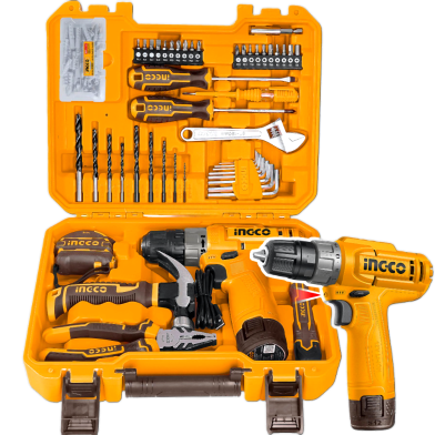 Ingco Cordless Tools Set 129Pcs image