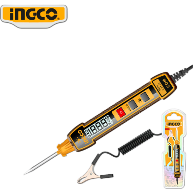 Ingco DC 1 100V Automotive Circuit Tester With LR03 AAA Batteries 1Pcs image