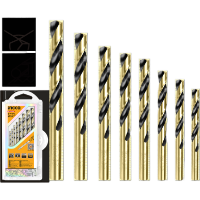 Ingco HSS Twist Drill Bits Set 8Pcs image