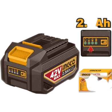 Ingco Lithium Ion Battery Pack 42V 2.5Ah image