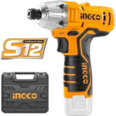 Ingco Lithium Ion Impact Driver Power Tool 12V image