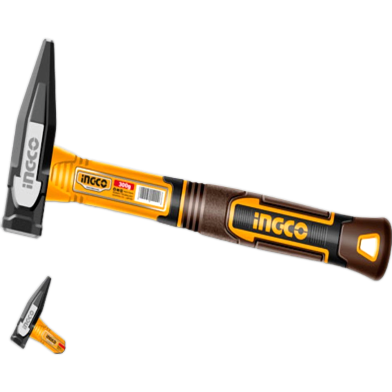 Ingco Machinist Hammer With Drop Forged Type Head And Fiberglass Handle 300gm image