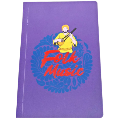 Inkraft Folk Music Purple Notebook image