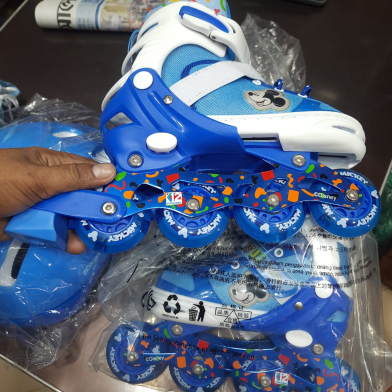 Kids Roller Skate Shoes inline - Blue image