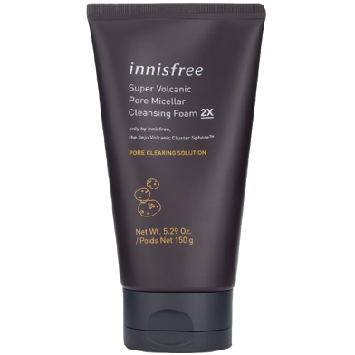Innisfree Super Volcanic Pore Micellar Cleansing Foam 2X 150ml image