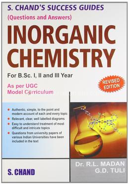 Inorganic Chemistry - For B.Sc. I, II,lll year