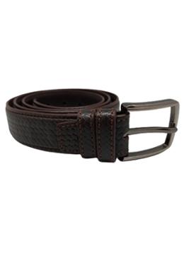 Inova Pati Print Brown Leather Belt image