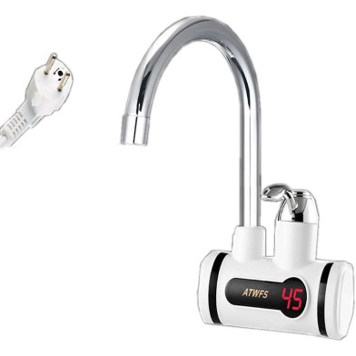 Instant Electric Digital Hot Water Tap for wall mount image