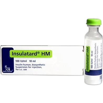 Insulatard 100 IU/ml Vial 10 ml vial image