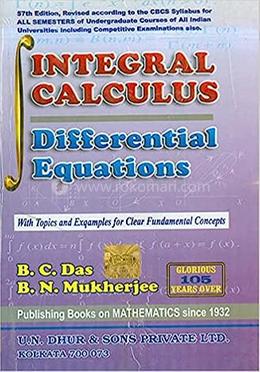 Integral Calculus Differential Equations