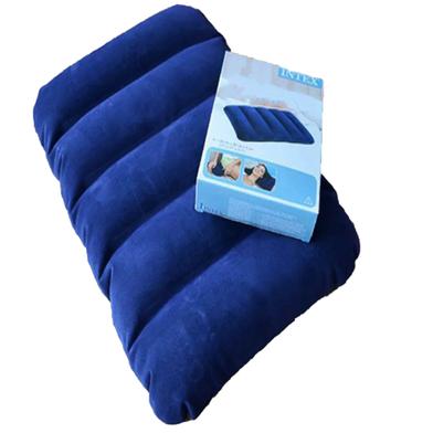 Intex Inflatable Foldable Neck Travel Air Pillow Sleep Nap Air Cushion Head Rest image