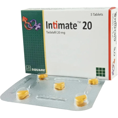 Intimate 20 mg Tablet 10's Strip image