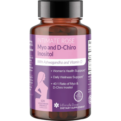 Intimate Rose Myo-Inositol and D-Chiro Inositol Supplement - 120 Veg Capsules -344282666 image