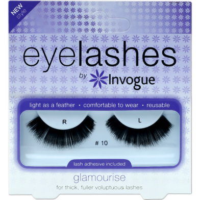 Invogue Glamourise Eye Lashes 10 image