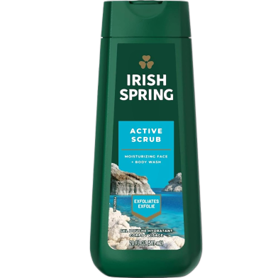 Irish Spring Active Scrub Moisturizing Face and Body Wash – 591ml image