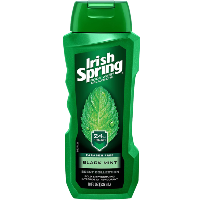 Irish Spring Black Mint Body Wash for Men 532 mL Uk image