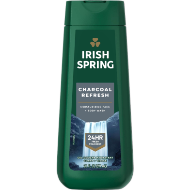 Irish Spring Charcoal Refresh Moisturizing Face and Body Wash – 591ml image