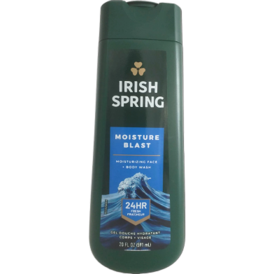 Irish Spring Moisture Blast Moisturizing Face and Body Wash – 591ml image